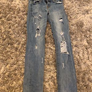 Girls ripped jeans size 12